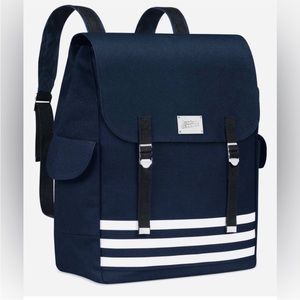 Jean Paul Gaultier navy blue backpack day bag
